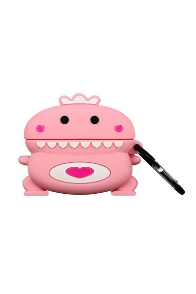 Microsonic 3. Nesil  Kılıf Cartoon Figürlü Silikon Dinazor Pembe