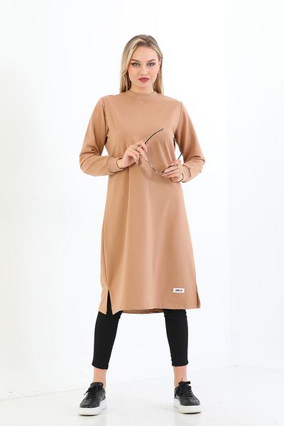 Elif Okur Hijab Long Tunic 110cm Beige 1215