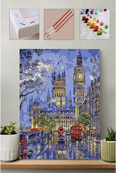 Carmen Sayılarla Boyama Seti - Londra Sokakları