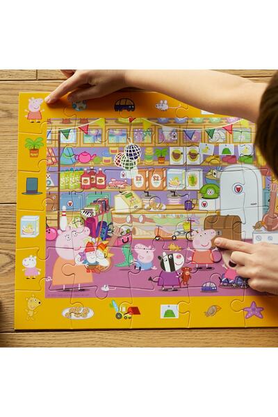 Genel Markalar Look & Find Puzzle: Peppa Pig Mr. Fox's Shop - 36 Parça Yapboz Ve Gözlem Oyunu