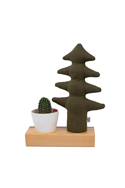 KAYIGO وعاء الزهور وحامل الملاحظات - الصنوبر الأخضر