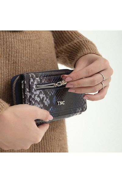 Tamer Tanca Portofel zilnic din piele pentru femei, suport card, breloc 898 153 Bn Portofel Sk22/23