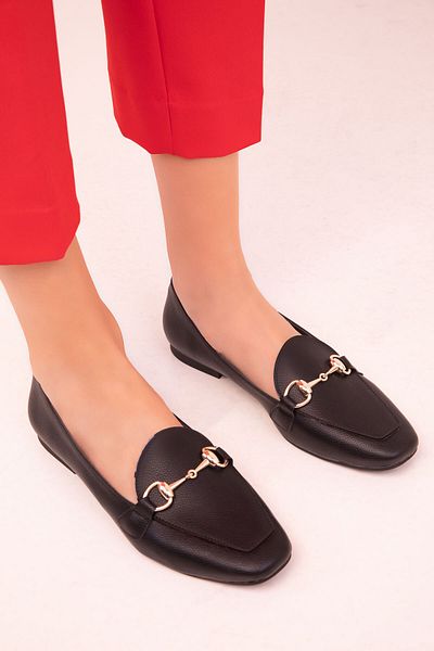 SOHO Women's Black Ballerinas 17726