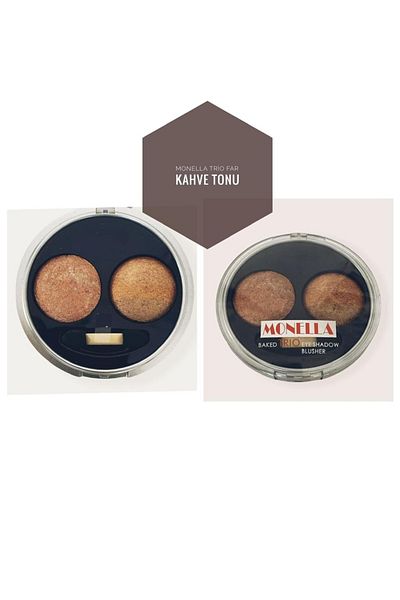 Monella Coffee Color Eyeshadow Set of 2