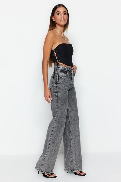 Trendyol Collection Jeans - Grau - Wide Leg