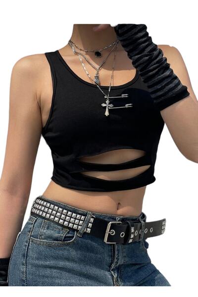 targay Curea gotică punk metalică cu piramide și ținte