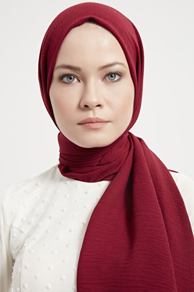 Gülsoy Kadın Premium Caz Şal Bordo - 43
