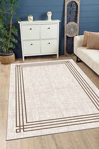 stylehome Dijital Baskılı Kaymaz Tabanlı Yıkanabilir Salon Halısı Koridor Hal...