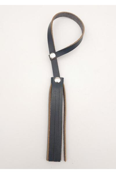 angel çanta aksesuar Culoarea bleumarin din piele naturală ciucuri cu metal argintiu