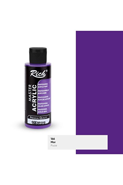 Rich Master Akrilik Boya 120cc Mor N:166