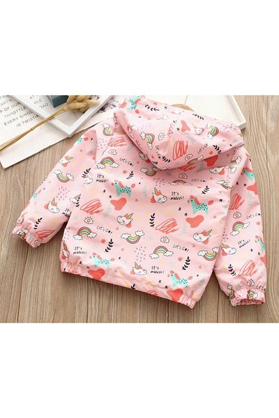 Petityu Waterproof Unicorn Coat with Polar Lining - Unicorn Polar Coat