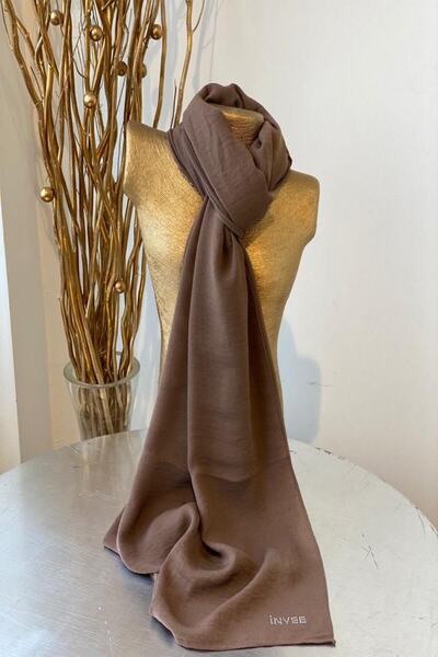 ŞURA ŞAL Γυναικείο σάλι Inve Jazz καφέ