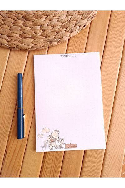 EyER Shoping Caiet de design Winnie The Pooh To Do List Memo Pad