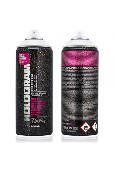 MONTANA Hologram Glitter Effect Lazerli Sim Sprey Boya 400ml