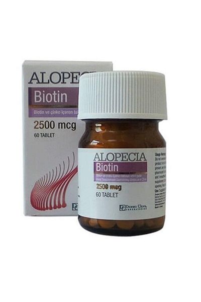 Dermo Clean Alopecia Biotin - 2500 Mcg 60 Tablets