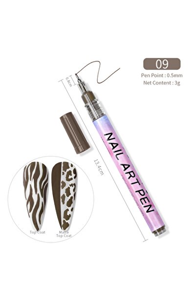 0.5mm 3d Naıl Art Graffıtı Pen ( Tırnak Dekorasyon Çizim Kalemi )