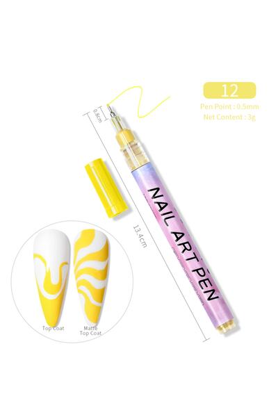 Born Pretty 0.5mm 3d Naıl Art Graffıtı Pen ( Tırnak Dekorasyon Çizim Kalemi )