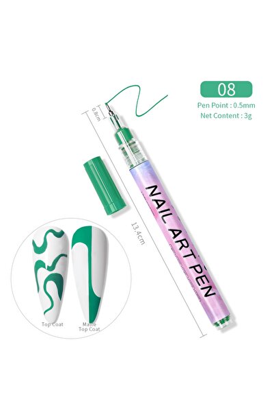 Born Pretty 0.5mm 3d Naıl Art Graffıtı Pen ( Tırnak Dekorasyon Çizim Kalemi )