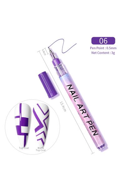 Born Pretty 0.5mm 3d Naıl Art Graffıtı Pen ( Tırnak Dekorasyon Çizim Kalemi )