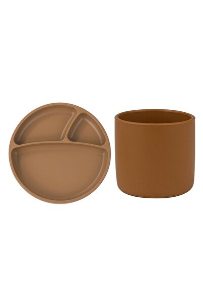 OiOi 2-Piece Nutrition Set Cup Portion Plate