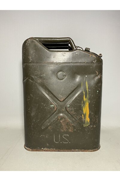 AntikHacı 1952 Kore Savaşı Metal Benzin Bidonu