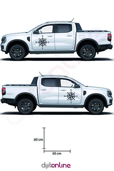 Dijitonline 2 Adet Off Road Sticker - Yan Kapı Sticker - Oto Sticker - Araba ...