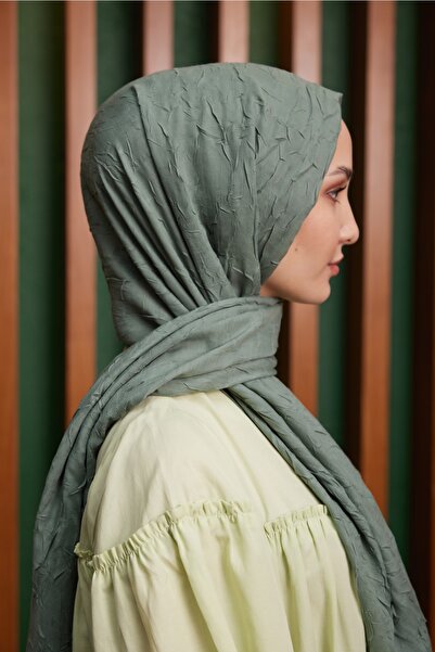 Julia Lauren شال نسائي من الخيزران باللون الأخضر - 03