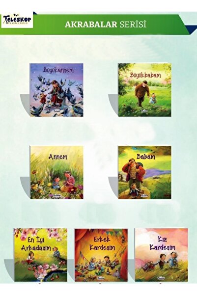 Teleskop Popüler Bilim Akrabalar Serisi 7 Kitap Set