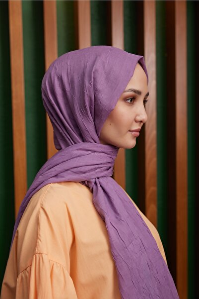 Julia Lauren شال نسائي من الخيزران باللون الليلكي - 05