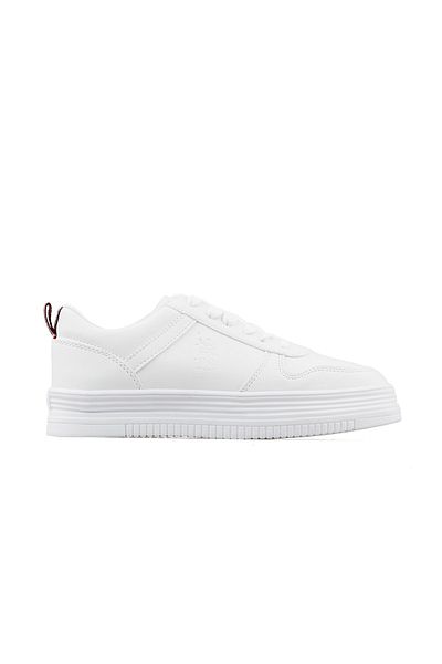 U.S. Polo Assn. Unisex White Sneaker Unisex καθημερινά παπούτσια για περπάτημα