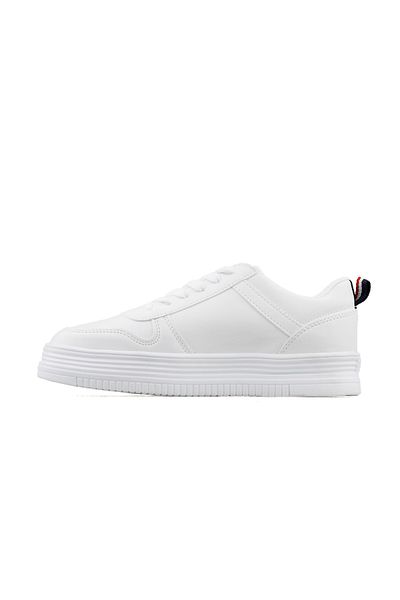 U.S. Polo Assn. Unisex White Sneaker Unisex καθημερινά παπούτσια για περπάτημα