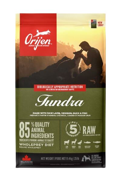 Orijen Tundra Tahılsız Yetişkin Köpek Maması 11,4 kg