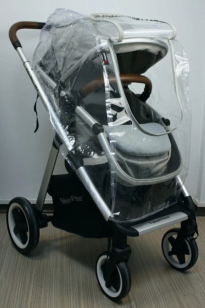 MorBebe Zippered Baby Stroller Rain Cover is Compatible with All Baby Strollers with Anti-Fog Window