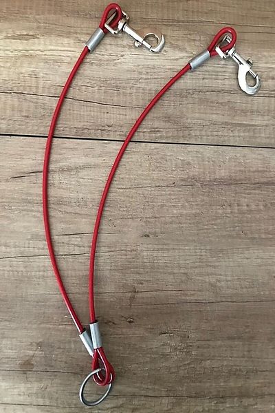 LİDERSAN ÇELİK Double Dog Leash