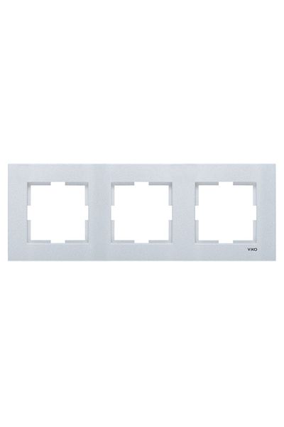 VİKO 92190603   Novella Silver Triple Frame