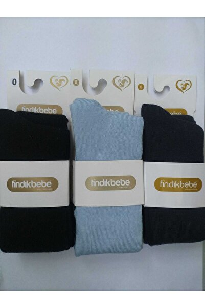 Meriç bebe Newborn Seasonal Baby Pantyhose Black-navy-blue Set of 3