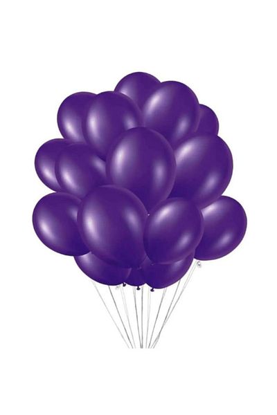 Janissary 10 Pieces Purple Balloon Indoor, Decoration, Birthday Party