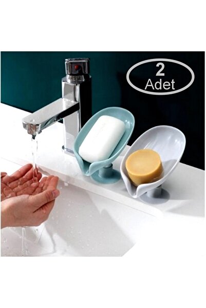 Neler Geldi Neler 2 Adet Vantuzlu Banyo Sabun Tutucu Kaymaz Dranej Sabunluk B...