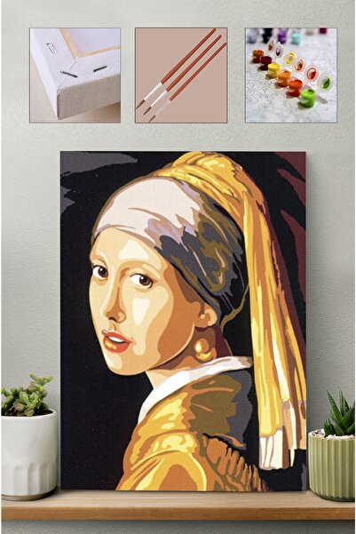 Carmen Sayılarla Boyama Seti - Inci Küpeli Kız