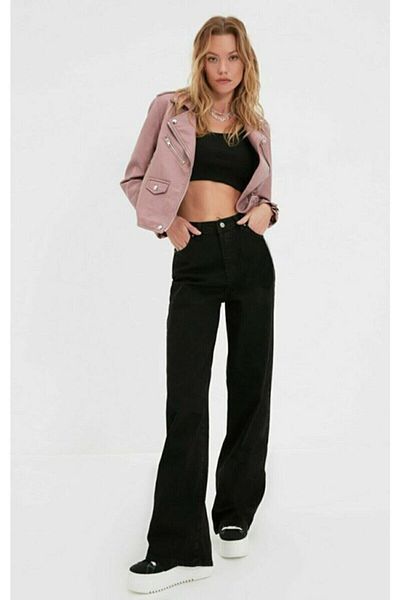 Trn JNS Τζιν παντελόνι Suzy ψηλόμεσο Lycra Loose Cut Loose Leg