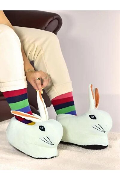 butigoo Παντόφλες Unisex White Rabbit