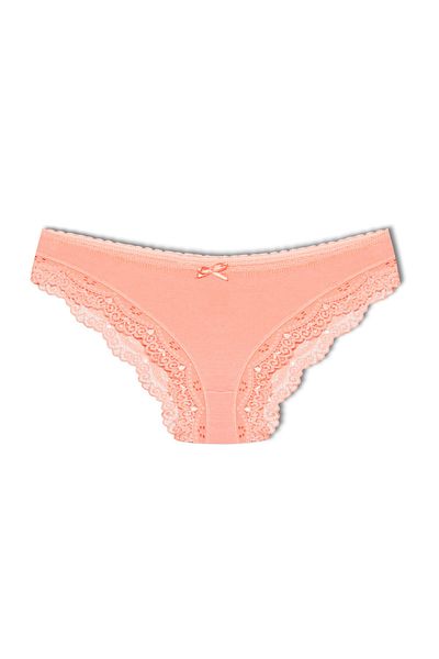 HNX Κομψό λαστιχένιο εσώρουχο Lace Salmon