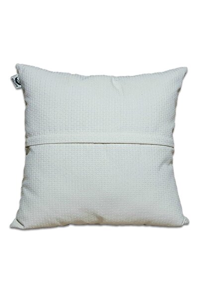 Sakallı Set of 4 Throw Pillow Cases with Lucky Feather Pattern