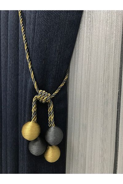 Erdoğanlar Koza Modern Wrapped 4 Ball Bracelet Garnish Tactical String Ceiling Curtain Accessory 1 Piece