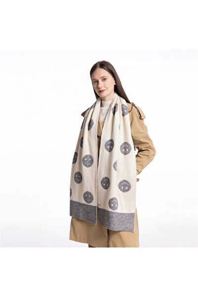 FENZA SCARF Fenza T-807-7 Smıle Трикотажний шарф з вовни