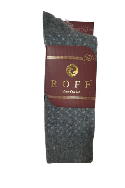 ROOF Roff Yünlü Lambswool Koyun Kılı Kışlık Erkek Çorap 48 Li Paket