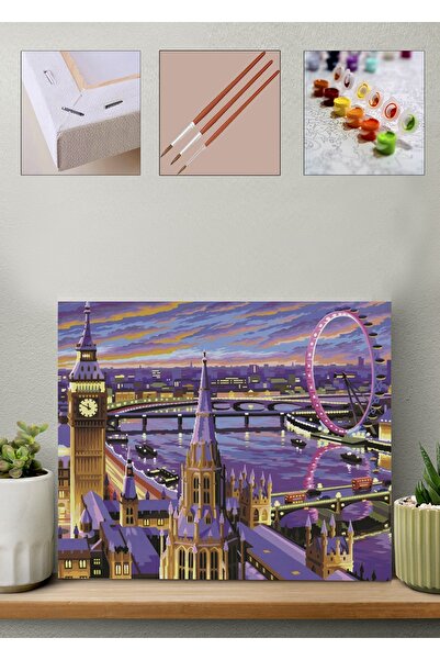 Carmen Sayılarla Boyama Seti - Londra Gecesi 60x75 Cm