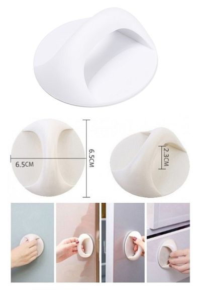 optana 2 Pieces Furniture Hardware Handle Handle Slider Window Door Cabinet Cover Holder Grip Adhesive Grip