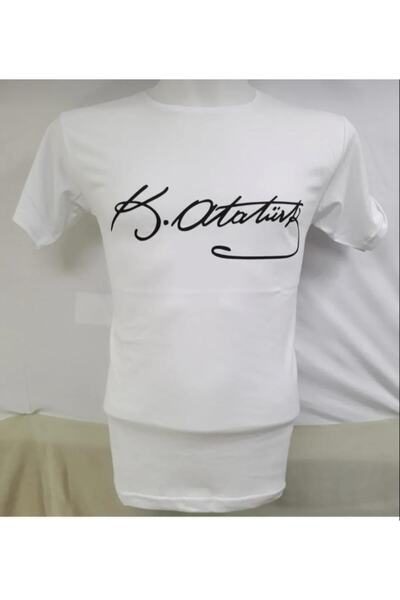 FATELLA Unisex Παιδικό κοντομάνικο μπλουζάκι με στάμπα Ατατούρκ, μακρυμάνικο,...