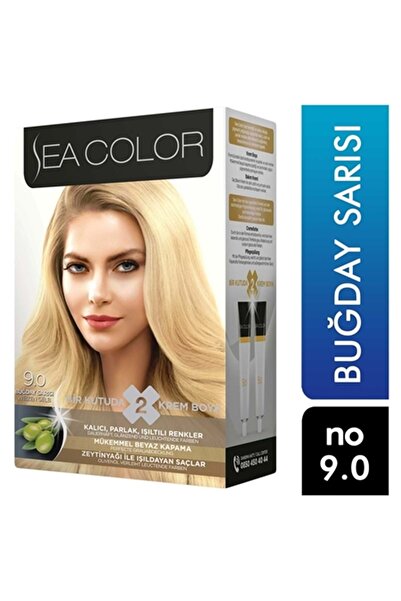 Sea Color Sarı Saç Boyası 9/0 Buğday Sarısı 8698753382058